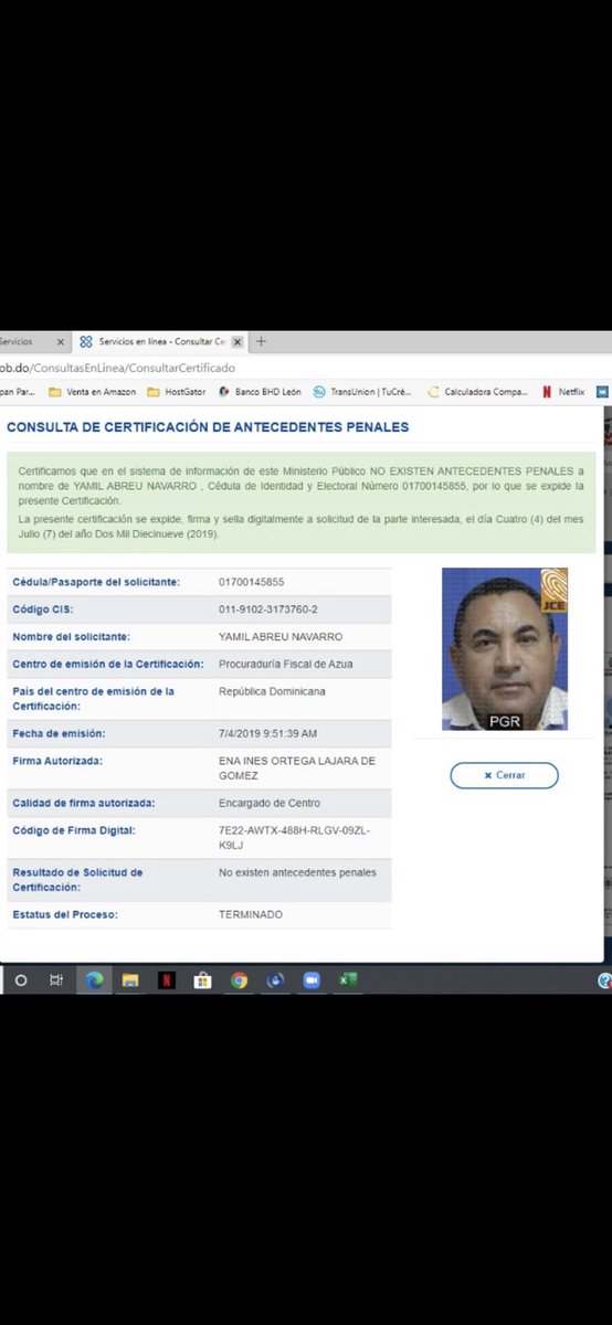 AlfredJPM's tweet photo. @ListinDiario @PLDenlinea @PRM_Oficial La pregunta que necesitamos que la procuraduría del pld responda, por qué en la consulta de este señor sale sin antecedentes penales? https://t.co/1QESMAFI2c