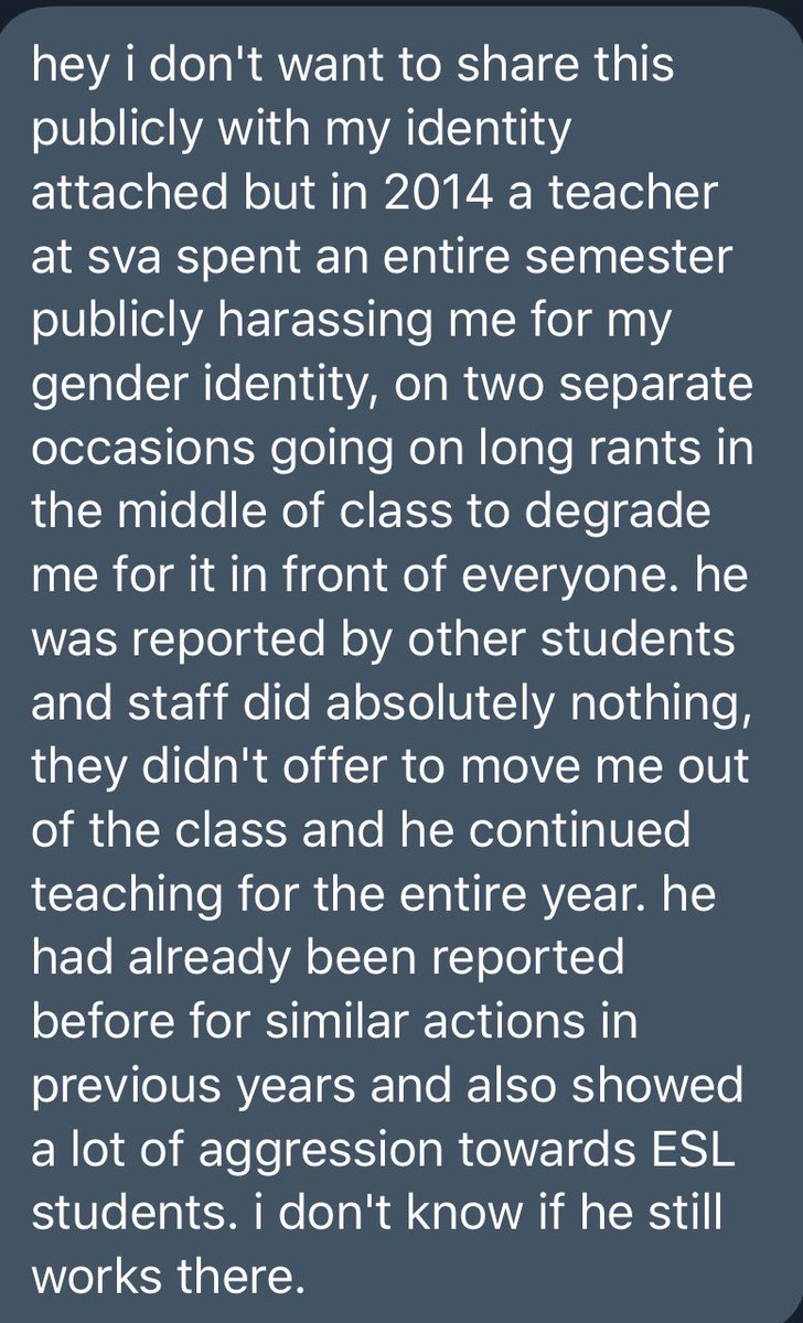 more about creepy student behavior. this blog was set up before i attended this school. i’ve talked about it here before but it’s still relevant since it hasn’t been deleted  https://svacrushes.tumblr.com/ 