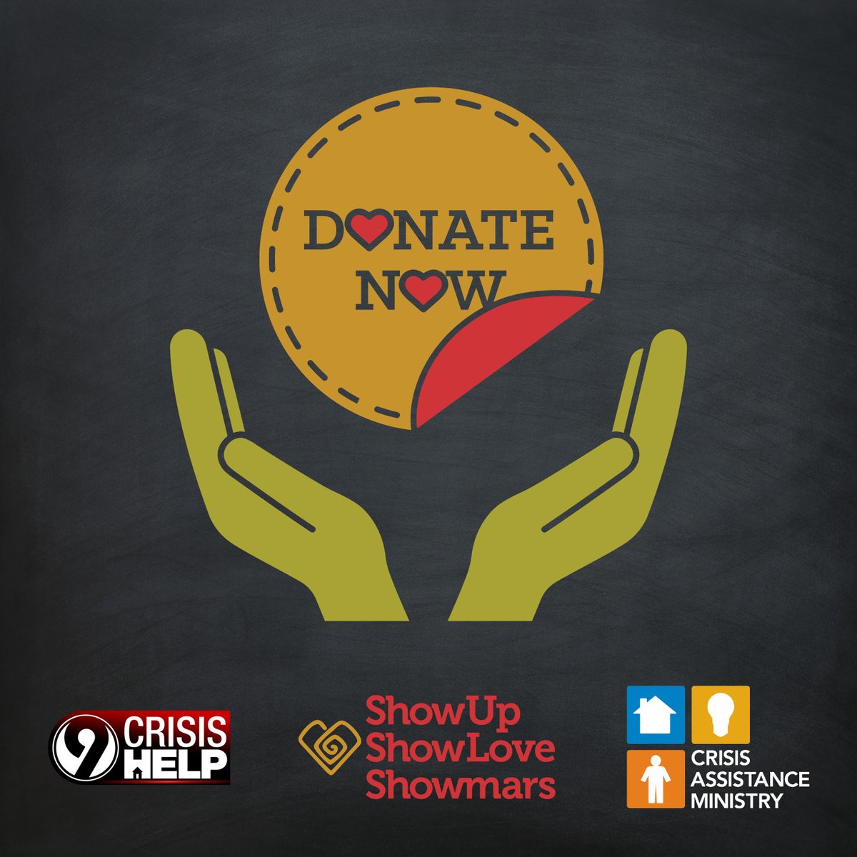 We’re partnering with <a href="/wsoctv/">WSOCTV</a> in #9CrisisHelp to create change and give hope to local families during the coronavirus crisis. Order your favorite Showmars meal online or through the mobile app, and  consider donating $1, $5 or $10 to <a href="/CrisisAssistMin/">Crisis Assistance Ministry</a>. #showup #showlove