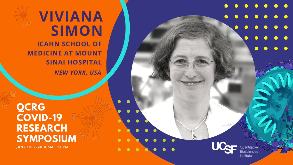 QBI (@qbi_ucsf) on Twitter photo Viviana Simon, Professor of Microbiology <a href="/IcahnMountSinai/">Icahn School of Medicine at Mount Sinai</a> focuses on HIV-1 pathogenesis and viral host interactions. Stay tuned for her talk at the #QCRGcovid19 symposium: āMount Sinai Goes Viral: SARS-CoV2 Surveillanceā
Register: bit.ly/QCRGsymposium Viviana Simon, Professor of Microbiology <a href="/IcahnMountSinai/">Icahn School of Medicine at Mount Sinai</a> focuses on HIV-1 pathogenesis and viral host interactions. Stay tuned for her talk at the #QCRGcovid19 symposium: āMount Sinai Goes Viral: SARS-CoV2 Surveillanceā
Register: bit.ly/QCRGsymposium
