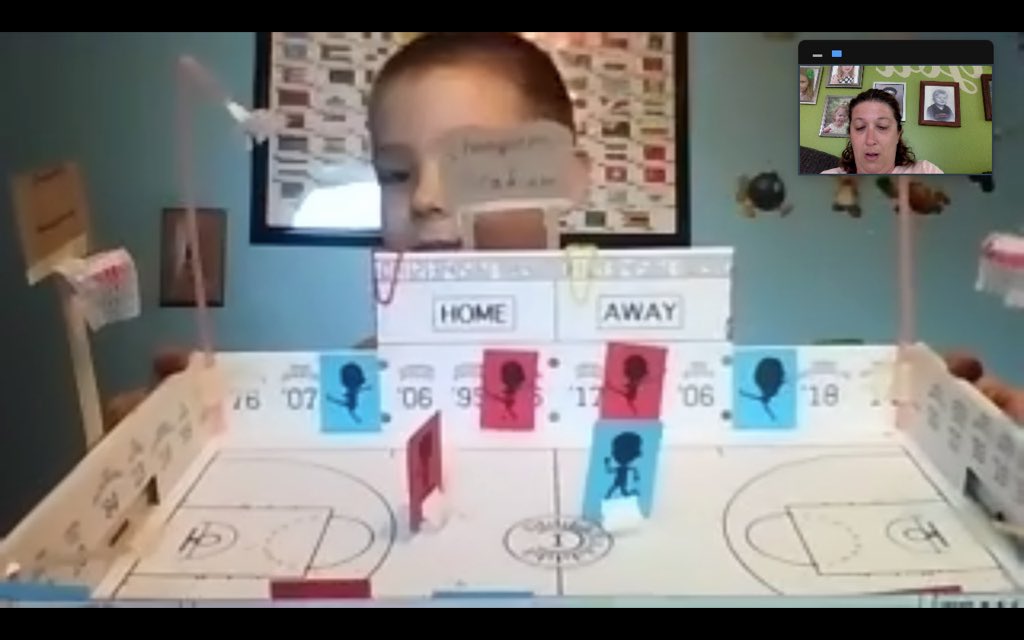 Day ☝🏼of <a href="/CampInvention/">Camp Invention</a> Connect! Unpacked our boxes together and designed/created sports arenas, already having a blast!! 🤩🤩