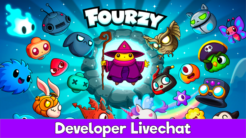 FourzyGame's tweet photo. 📢 Fourzy Updates for June  📢 

🔷 Join us for The Steam Game Festival June 16-22. https://t.co/sSZlTvKBoU
🔷 We will be hosting a LIVE chat with Fourzy devs on Thursday at 6pm (EST) as part of the #SteamGameFestival on our Discord https://t.co/KhadLxMsYc
Please Join us! 🧙‍♀️🧙‍♂️ https://t.co/5WUV2313aF
