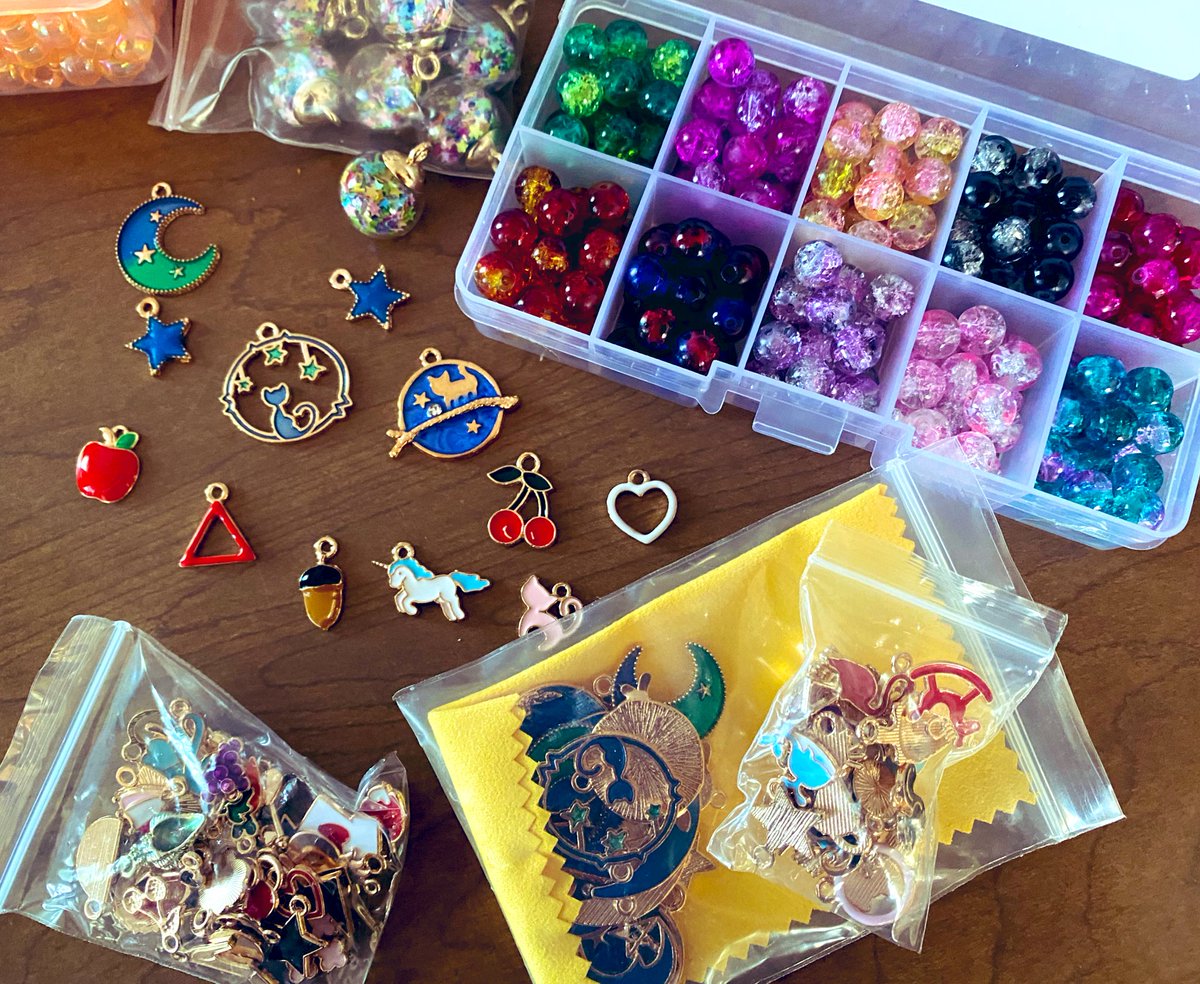 send help this isn’t even all of the charms i ordered for the bracelets  they’re so CUTE