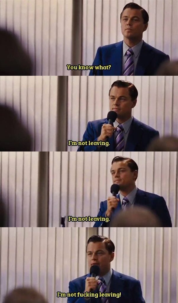 Our president: log out of the twitter account. Now. 

Me (who guessed the password earlier today):