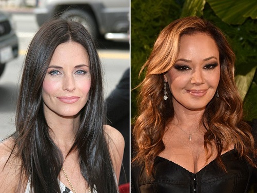   HAPPY BIRTHDAY !  Courteney Cox   and   Leah Remini 