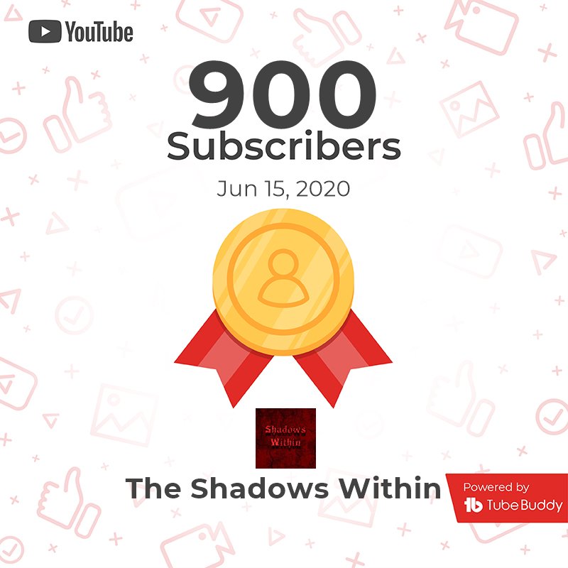 ShadowWithin1's tweet image. Wanted to share another couple of milestones with you all... this channel wouldn't be seeing success if it weren't for all of your support. Thank you!! @BeyondTheVeilI1 @DarknGrim1