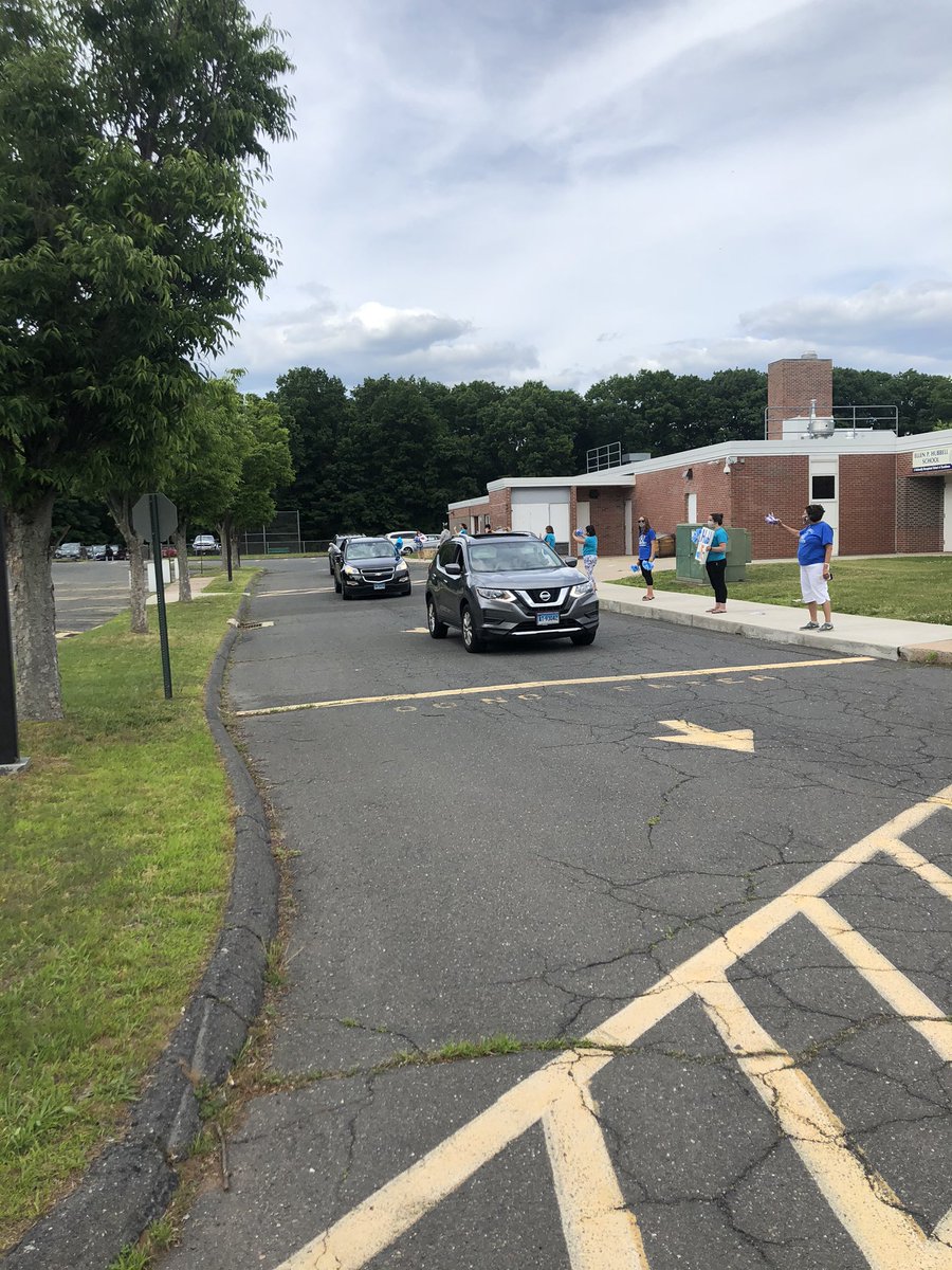 Good luck to our new Middle School Crew!!!! We will miss you!!! Grade 5 Car Parade! Thank you to all faculty who came out &amp; to our PTA for the Hound gear and water bottles!!!      🐾 💙🐶Always a Hound! Show your BARK in Middle School! <a href="/kmcbones/">Catherine Carbone</a> <a href="/MichaelDietter/">Michael Dietter</a> <a href="/BristolAllHeart/">Bristol, Connecticut</a>