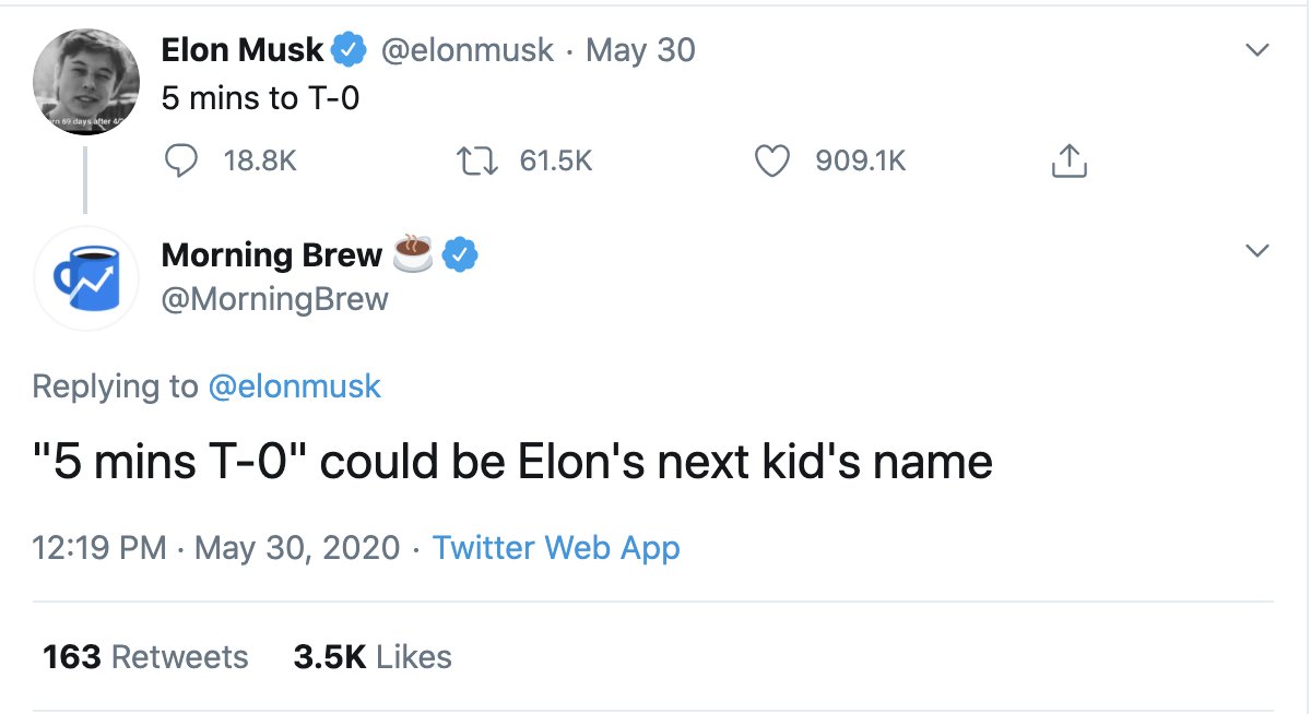 1/ Hijack a super-powered timelineturn on post notifications for someone big in your niche. For MB that person is  @elonmuskeach time they tweet, be one of the first to respond this interaction below got 300K+ impressions