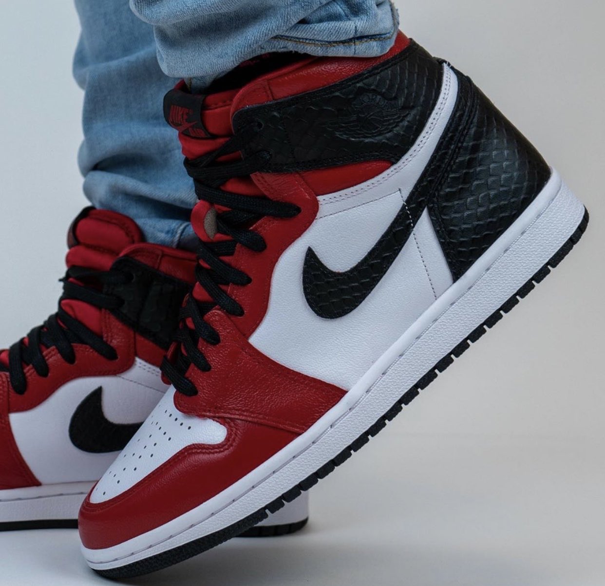 satin 1s on feet