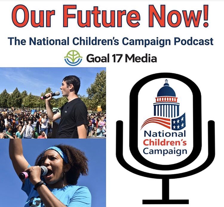 Jamie_Margolin's tweet photo. It was wonderful chatting with @KalaLight & @JonahGottlieb on @theNCC podcast “Our Future Now” about why we fight for climate justice. Thank you for letting me share some of the impactful stories from #YouthToPower.
Check it out via @Goal17Media: https://t.co/SJdSMpfzSU https://t.co/ZRKEaqcYDQ