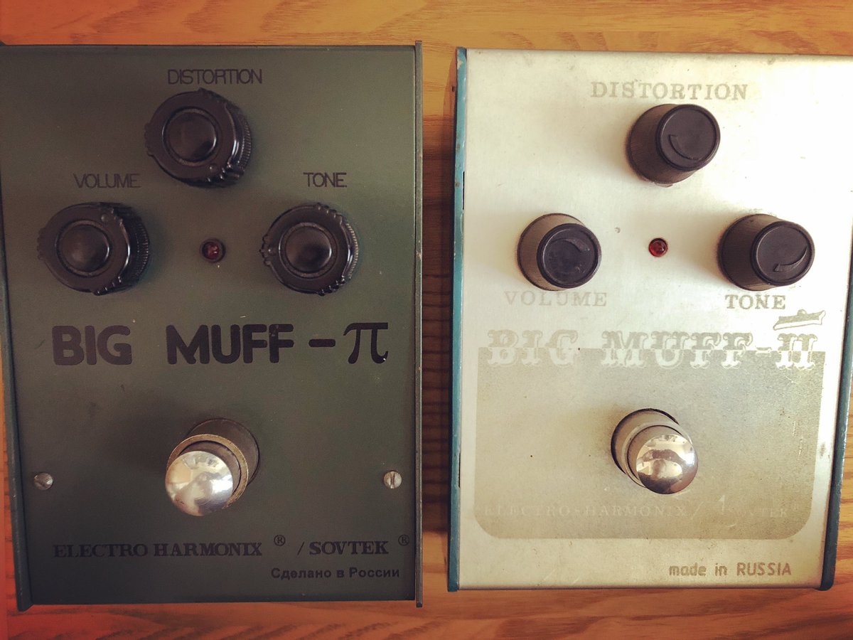 yassietwit's tweet image. soooo...cool!!
very nice Distortions!!!
#bigmuff 
#electroharmonix 
#sovtek 
#bubblefont 
#civilwar 
#russianbigmuff