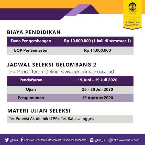 Fkm Ui On Twitter Program Studi Magister Administrasi K3 Merupakan Prodi Magister Keempat Yg Ada Di Fkm Ui Bagi Kalian Yg Berminat Menjadi Ahli K3 Nantinya Yuk Disimak Penjelasan Terkait Prodi Ini Fkm Ui On Twitter Program Studi Magister Administrasi K3 Merupakan Prodi Magister Keempat Yg Ada Di Fkm Ui Bagi Kalian Yg Berminat Menjadi Ahli K3 Nantinya Yuk Disimak Penjelasan Terkait Prodi Ini