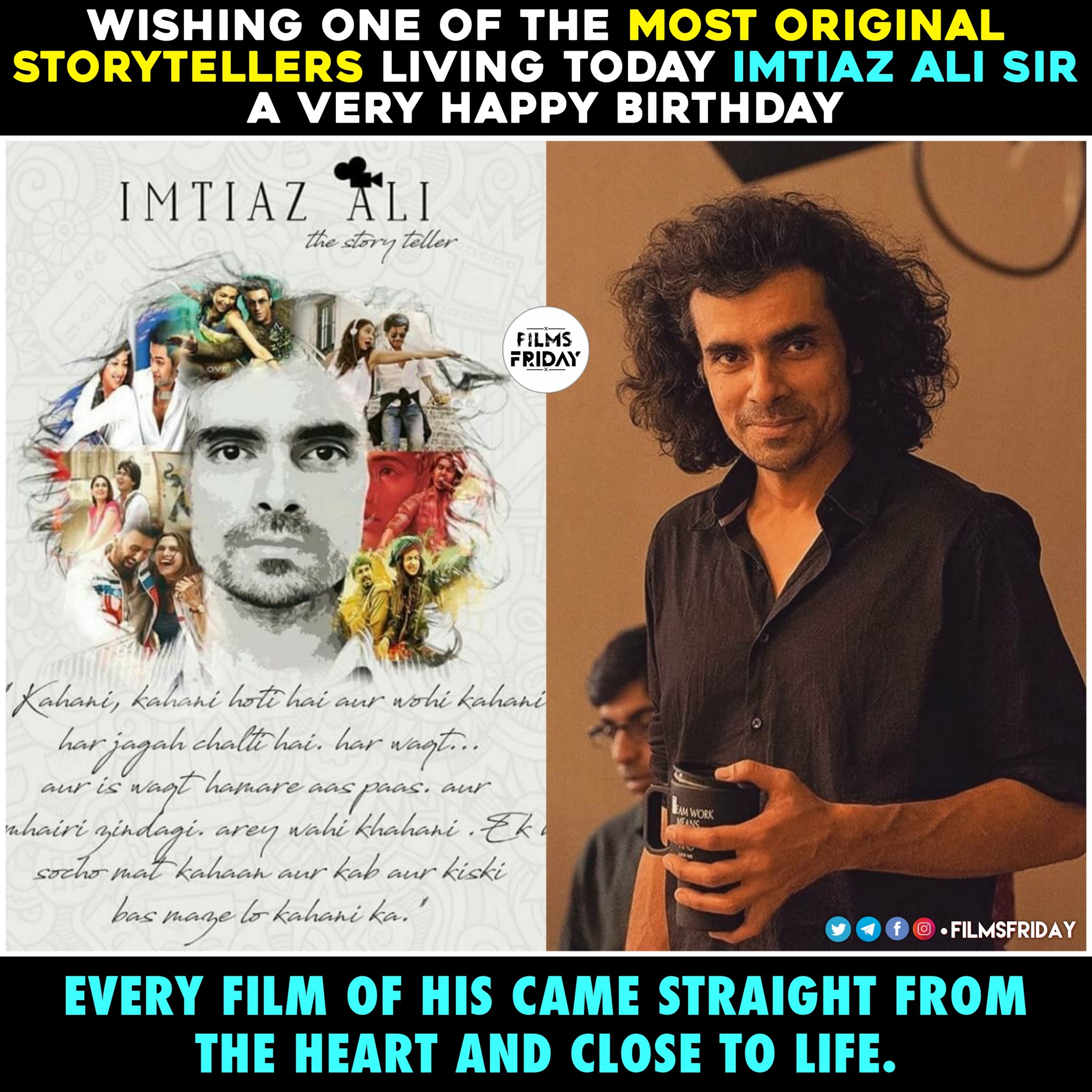 Happy Birthday Imtiaz Ali Sir    