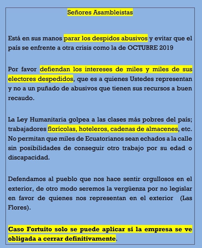 Estimados <a href="/MinTrabajoEc/">Ministerio del Trabajo Ecuador 🇪🇨</a> <a href="/AsambleaEcuador/">Asamblea Nacional</a> <a href="/LaboralAN/">Comisión del Derecho al Trabajo y Seguridad Social</a> @Kary_Arteaga <a href="/Presidencia_Ec/">Presidencia Ecuador 🇪🇨</a>
Por favor tomar cartas en el asunto.

Los trabajadores se encuentran indefensos. <a href="/LitumaGallardo/">Oswaldo Lituma Gallardo</a>
#YsiTePasaAti  <a href="/YSiTePasaATi_CT/">YSiTePasaATi</a>