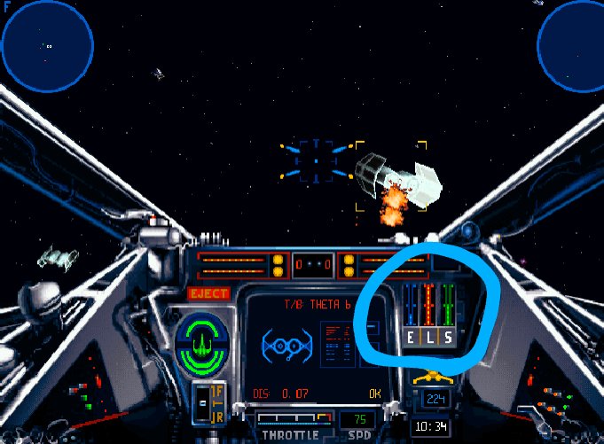 First up the thing we've all been most excited for, POWER management! We get a VERY clear shot of the power distribution for Lasers, Shields, and engines. We even see them in motion as energy drains out of lasers & shields & into engines! 2/?