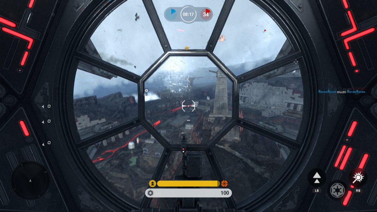 For contrast, compare the amount of information in the cockpit model to the pretty but information free cockpits in Battlefront 2. 22/?