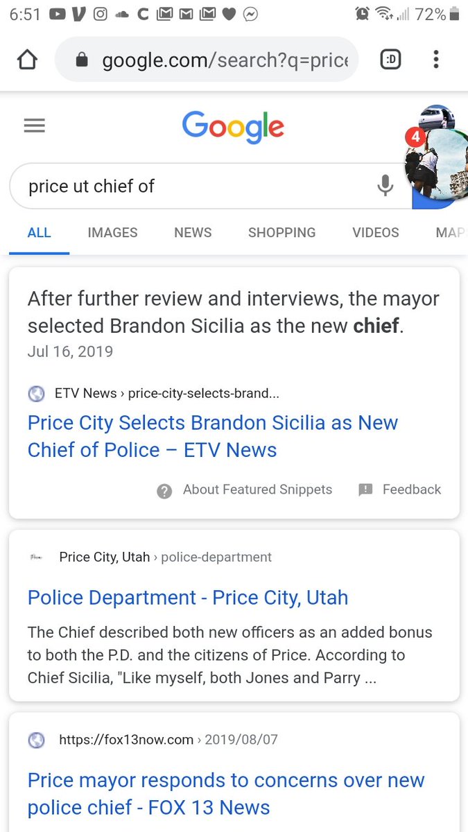 tre_dmc's tweet photo. @PriceUtah #cityofprice This is your Police Chief... #brandonsicilia #racism #priceutah https://t.co/bWcX2axtYE