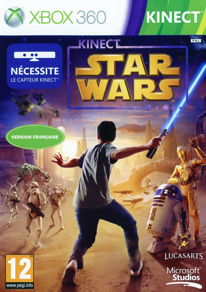 2012Kinect Star Wars (Xbox 360) by Terminal Reality/LucasArts.More fun than you think.