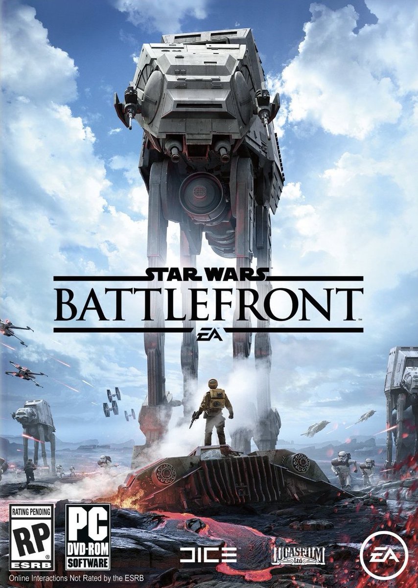 2015LucasArts doesn't exist anymore. Time jump! A new era with Star Wars Battlefront by  @EA_DICE A feast for the eyes. But incomplete. Some space levels added in 2016.