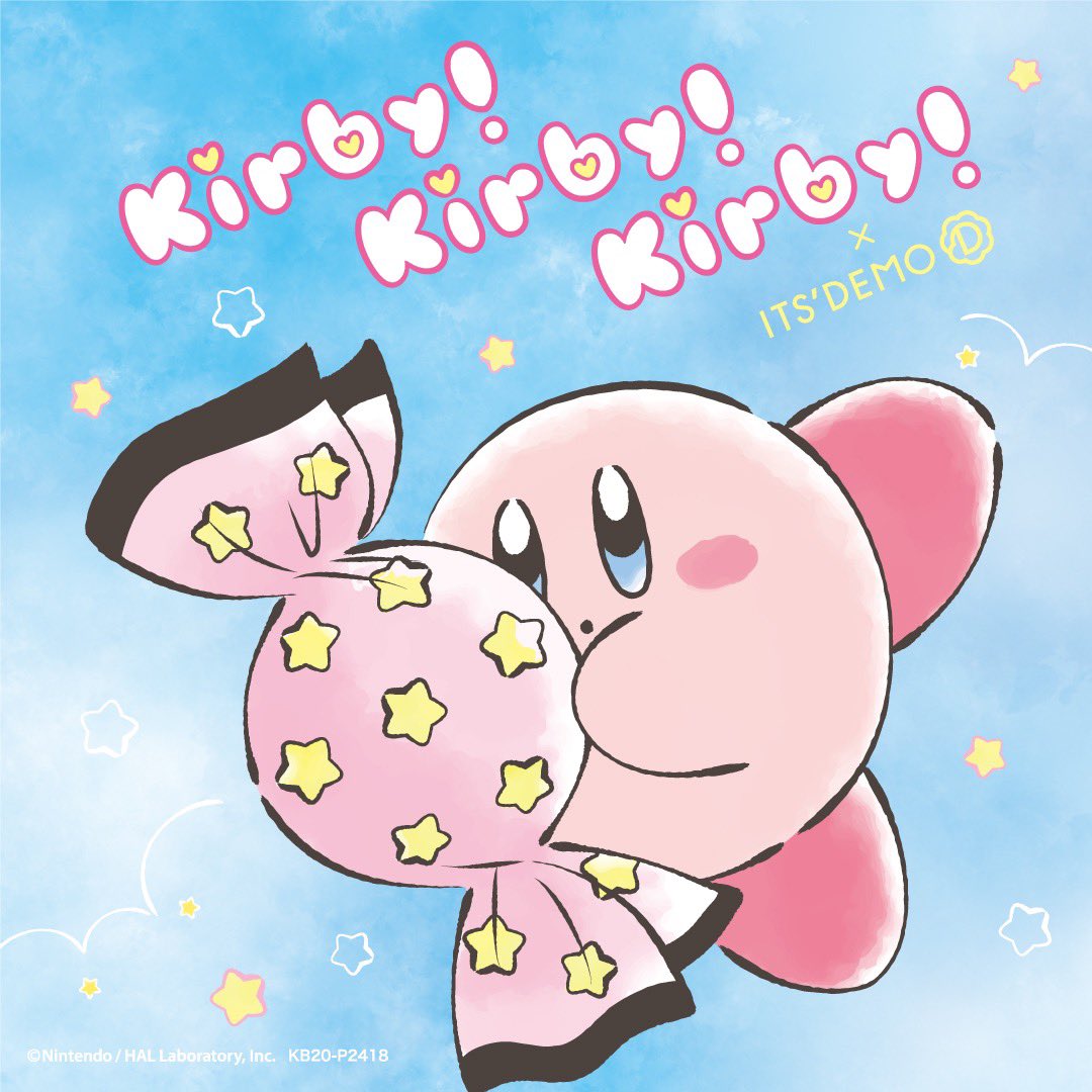 Its Demo Kirby Kirby Kirby 大人気 星のカービィ Its Demo が今年も帰ってきます 人気のキャンディ柄が雑貨やお菓子 さらにコスメなど新たなアイテムで登場 6 30 オンラインストアにて順次発売 11 00 発売予定 7 7 イッツデモのお店にて順次