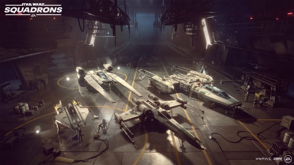 2020Star Wars Squadrons by  @MotiveMontreal For the first time since 2003, a Star Wars game will be entirely devoted to space battles. It was time. With a single-player campaign, 5v5 online matches, PS4 / Xbox One / PC crossplay and VR. In theory, everything is good. 