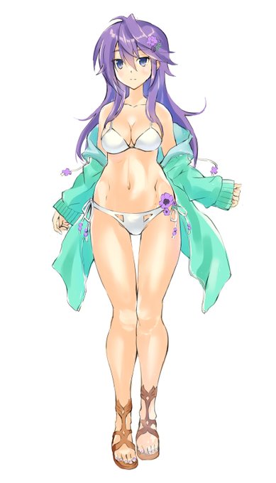 アネモネさん水着練習 