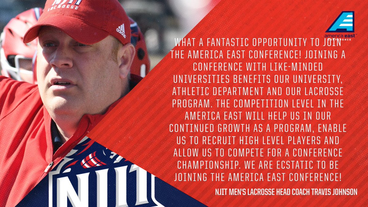 Statement from Head Coach Travis Johnson as a new chapter of NJIT Lacrosse is set to begin on July 1 in the @AmericaEast.

#RollTech⚔️ | #3Pillars