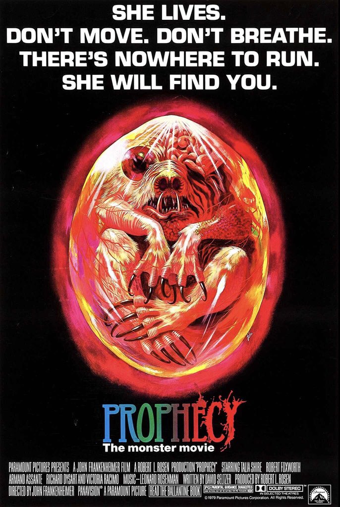 FilmNewsNos's tweet photo. 🎬MOVIE HISTORY: 41 years ago today, June 15, 1979, the movie 'Prophecy' opened in theaters!
#RobertFoxworth #TaliaShire #ArmandAssante #VictoriaRacimo #RichardADysart #GeorgeClutesi #BurkeByrnes #MiaBendixsen #JohnnyTimko #CharlesHGray #TomMcFadden #GrahamJarvis https://t.co/8BKNNTWJJf