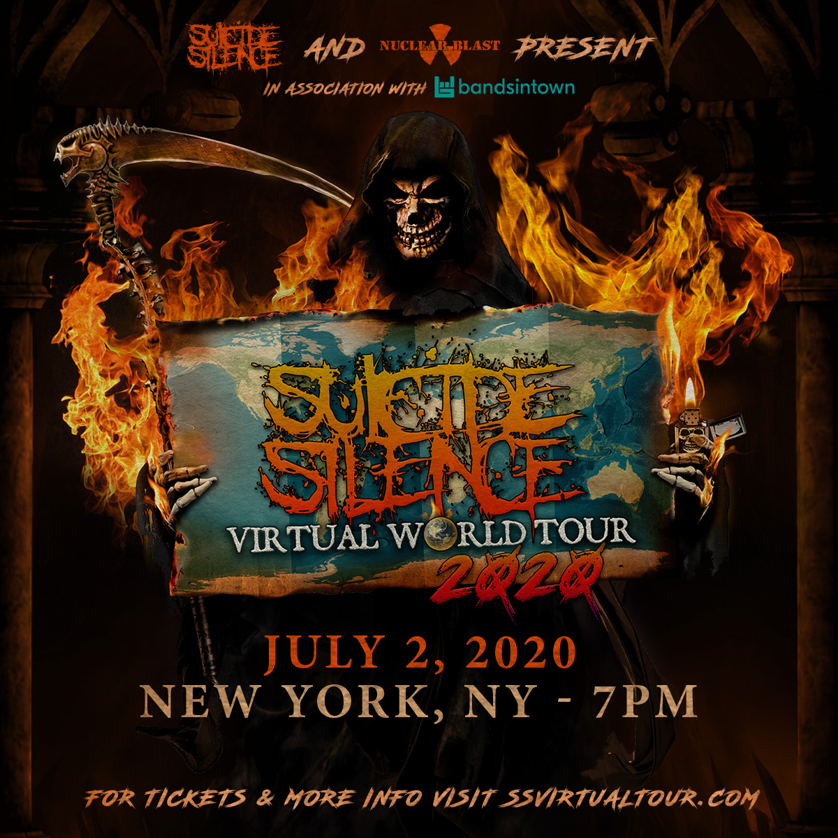 suicidesilence's tweet photo. NEW YORK / NEW JERSEY! We're coming to you with this Virtual Tour! Who follows us on here from there?
https://t.co/iA1wGllQlK
#SuicideSilence #SSLive #SSVirtualTour #VirtualWorldTour https://t.co/HjgSIX3MAk