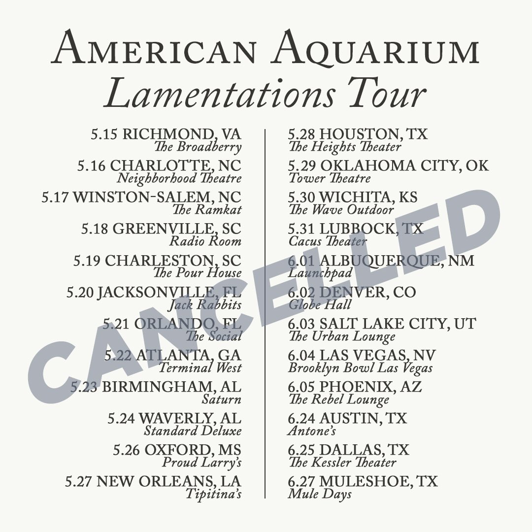 American Aquarium tweet media