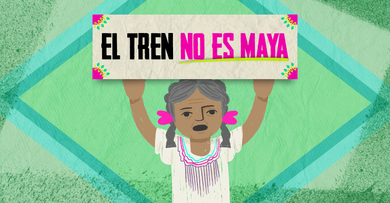 AlvarezMaynez's tweet photo. Los mayas cuidan la naturaleza, no la destruyen. #ElTrenNoEsMaya https://t.co/GFl99xpTA9