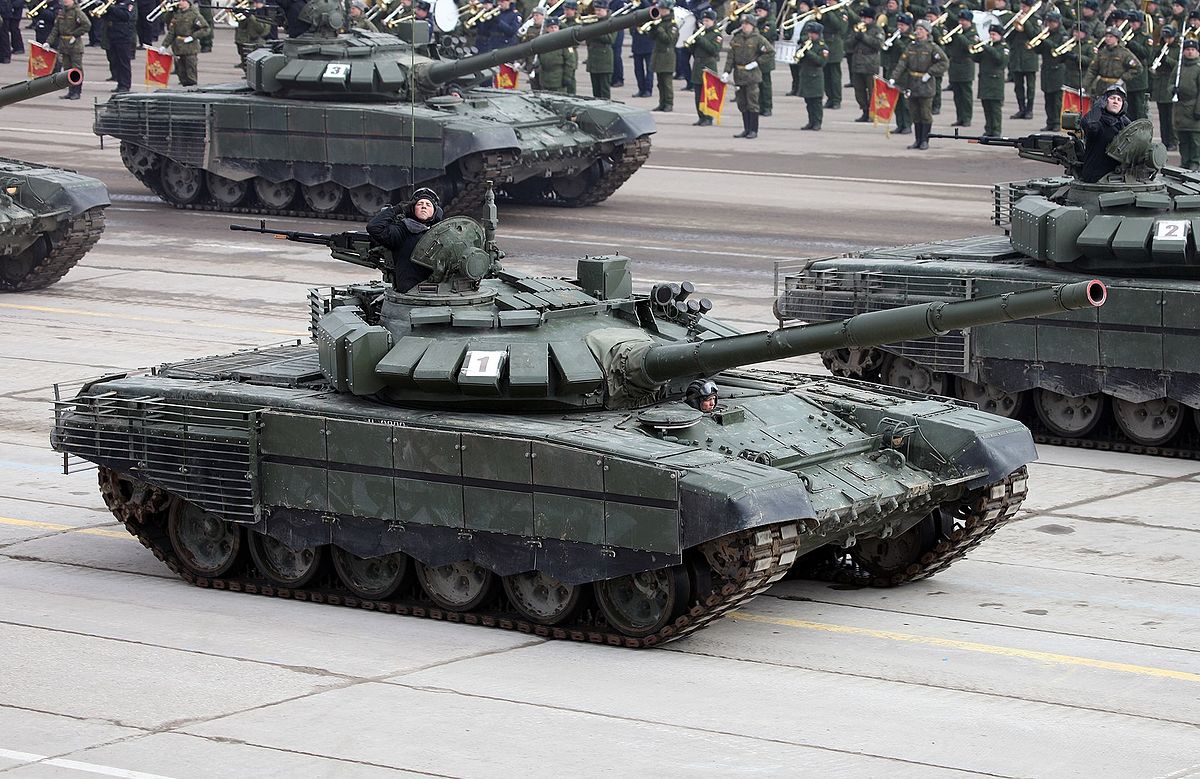 Ten main battle tanks.