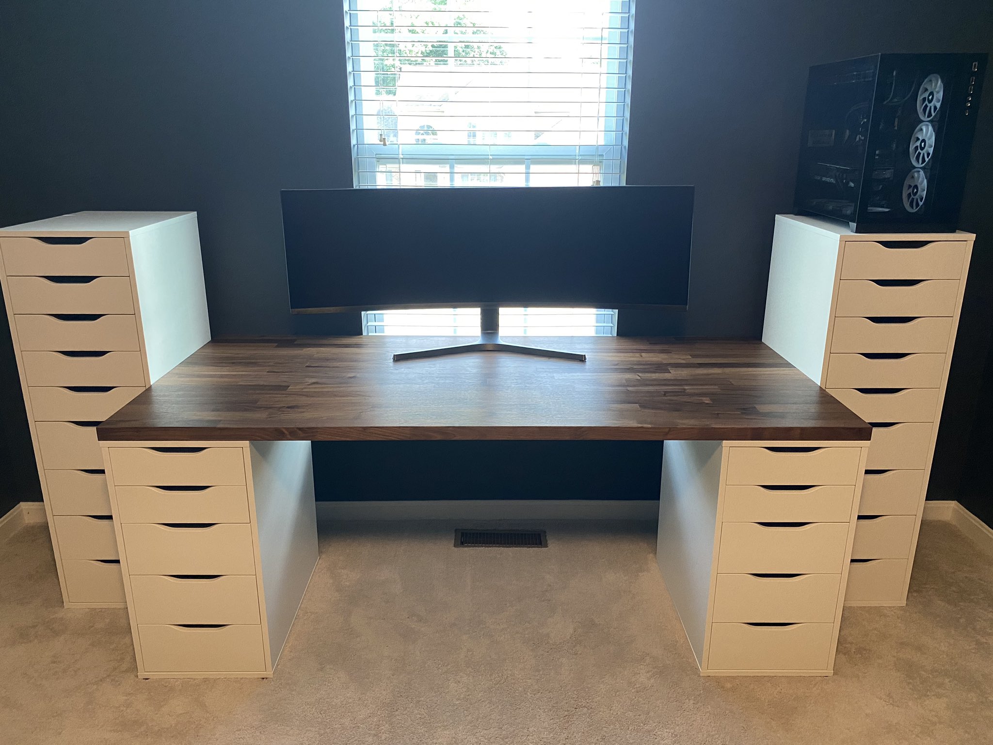 Ikea karlby 2024 computer desk