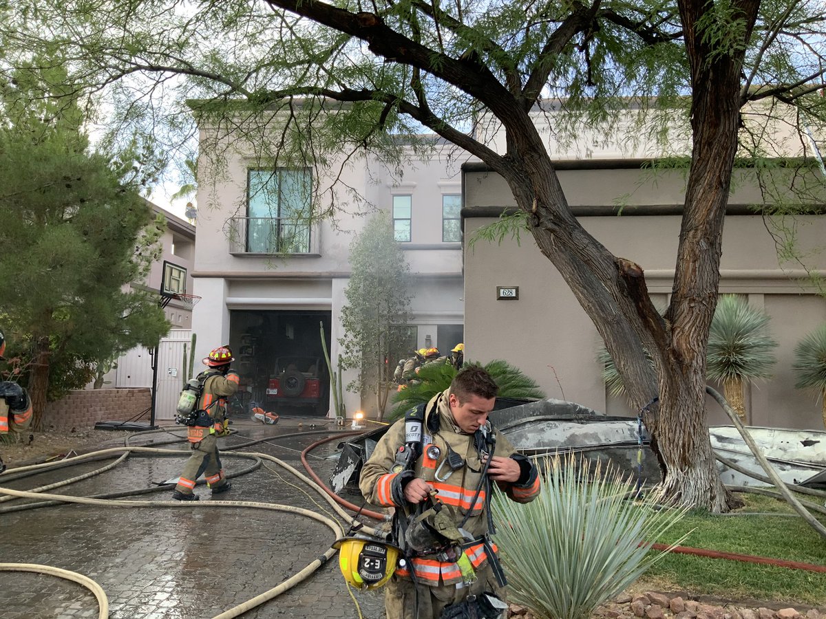 F3H TOC 626PM 628 Edgebrook Dr. garage fire in large 2sto house
