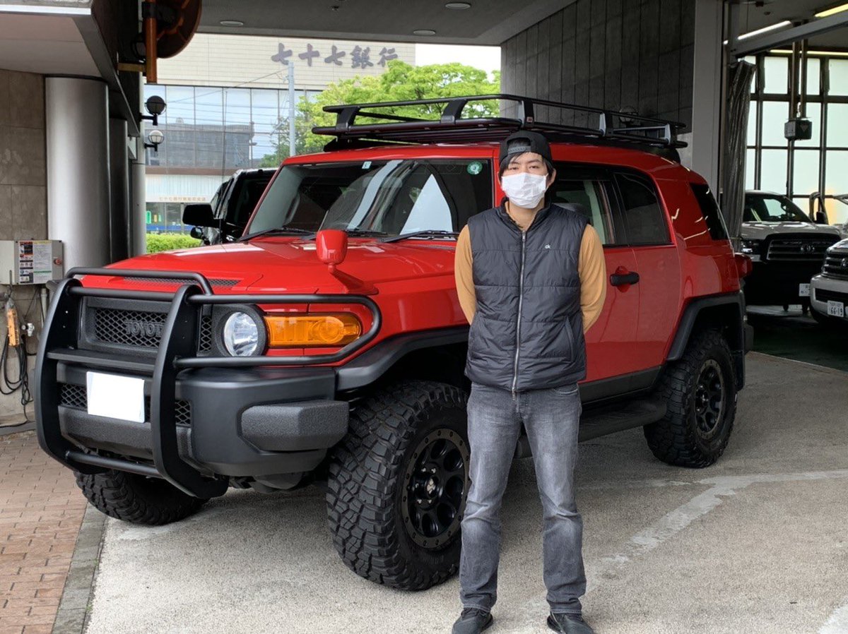 ランクル専門店flexdream仙台東 Fjクルーザー Fjcruiser Arb4x4 Linex 愛車 納車 宮城県 N様 コダワリのワイルドなfjクルーザーをご納車 各部を最強塗装lineｰx施工 Arb4x4 デラックスルーフラックを装着 カッコいい一台になりました N様