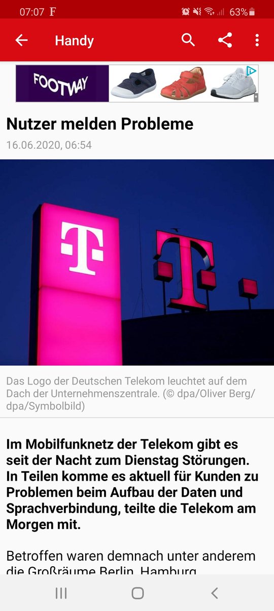Rabl_St's tweet photo. Das fängt ja gut an, liebe @telekom. Kaum 24 Stunden ist mein Wechsel alt, schon gibts Probleme?! Hoffentlich nicht lange! https://t.co/mGRhZcwHdf