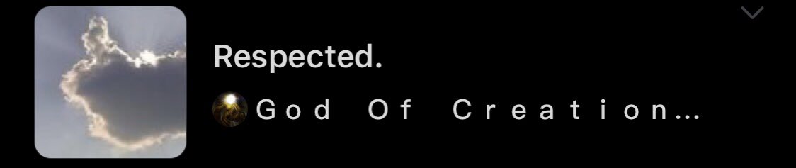 GOD RESPECTS ME. HECK YEAH!