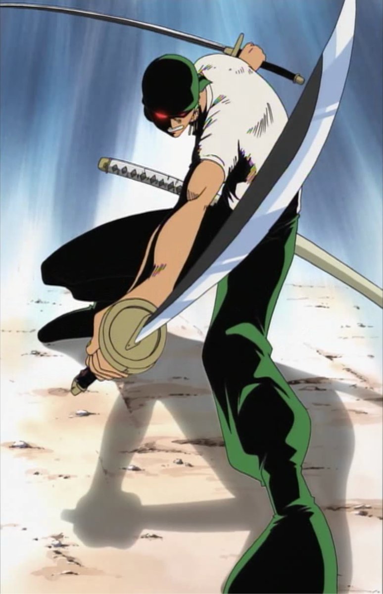 Zoro enters the picture in Episode 2, and he's the King of the Camera Pans.