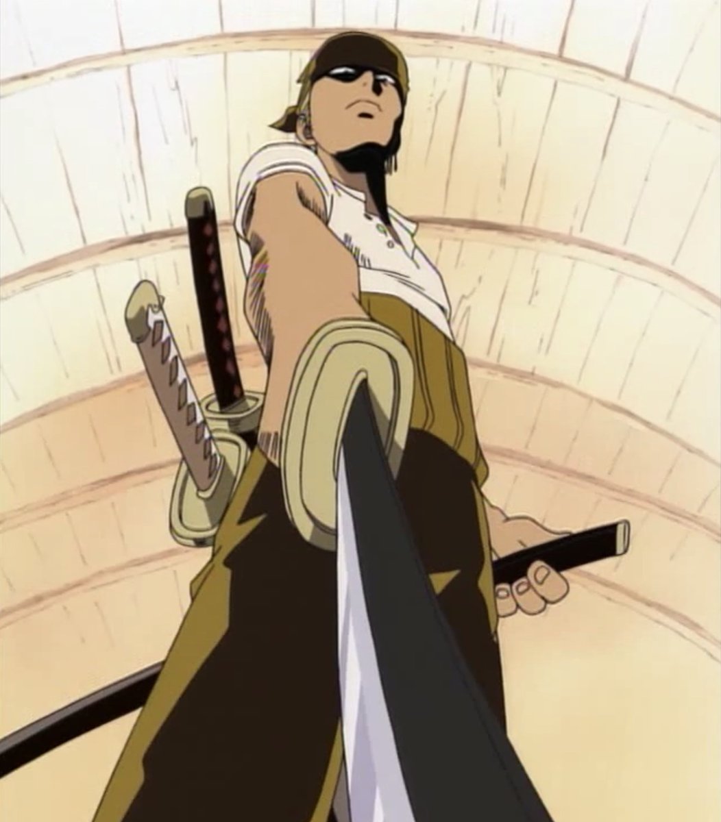 Zoro enters the picture in Episode 2, and he's the King of the Camera Pans.