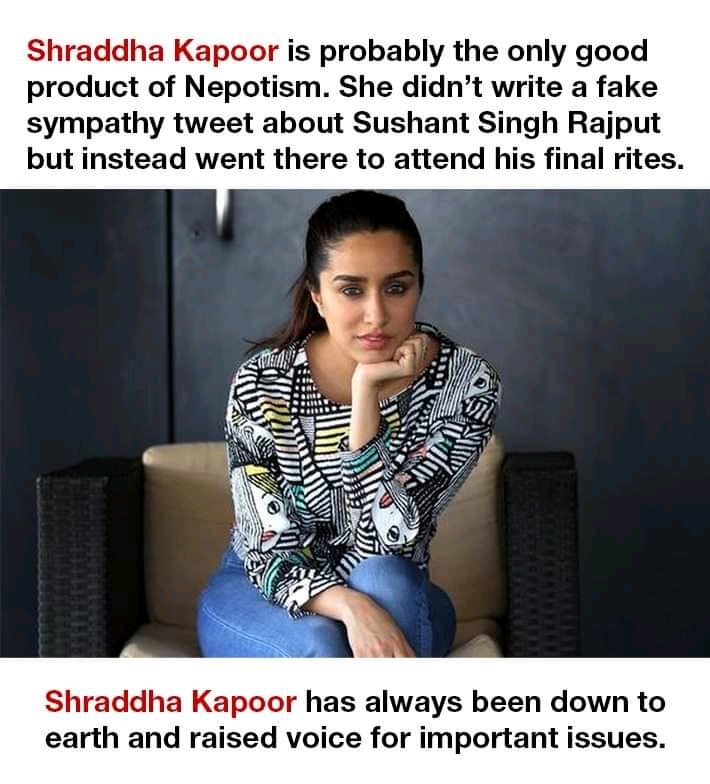 Sainath272000's tweet photo. I feel good to see #ShraddhaKapoor Standing there for #shushantsingrajput 's

last rites,

she was waiting for quite a long time before even anyone arrived.

she didn't believe in posting a Tweet or an Insta Post, but she was there, and it's all that matters https://t.co/dEjt6xuZur