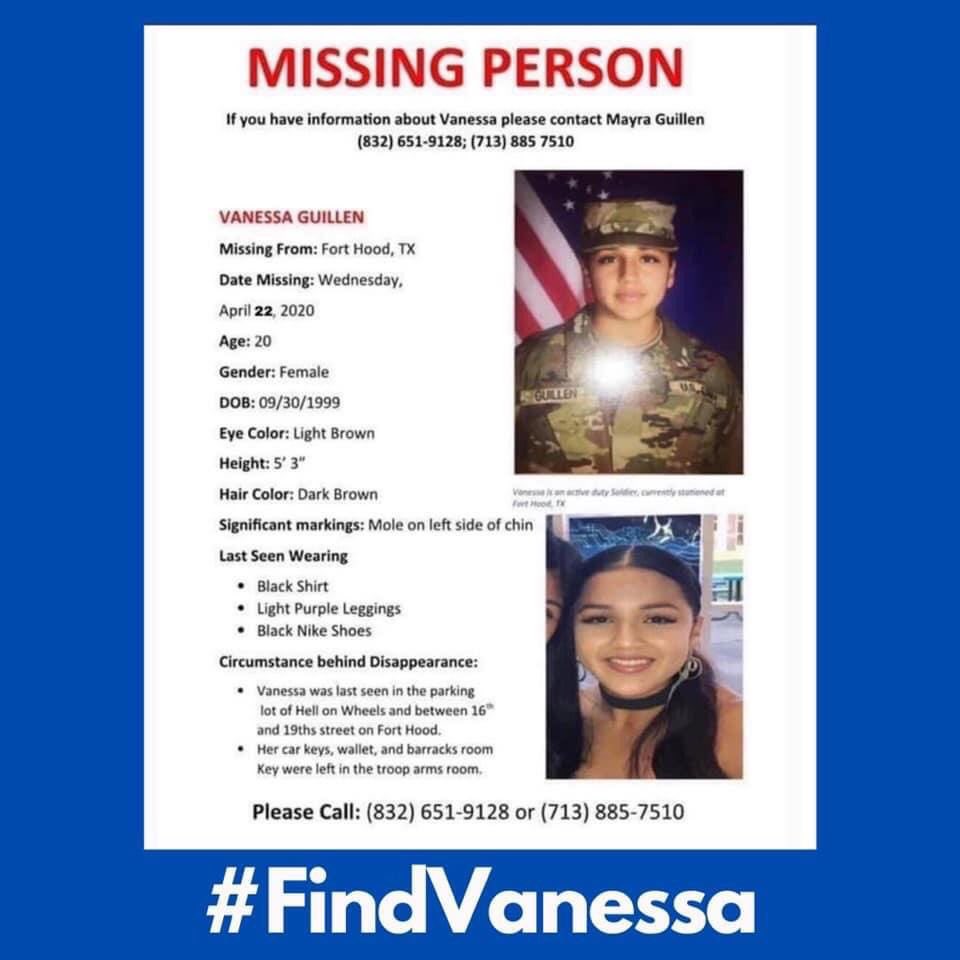 Please help find this Vanessa. Someone somewhere has information. Share with friends and let’s get this soldier home and her family closure. Let’s spread the word far and wide. 

#RelationalPolicing