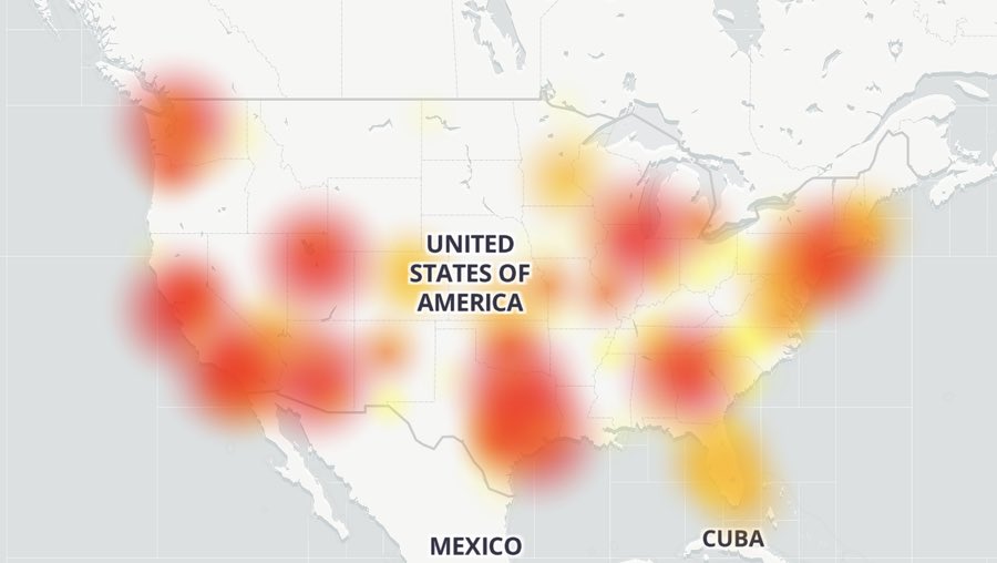 T-Mobile, Sprint, AT&T, Verizon, Comcast, Fortnite, Instagram, Chase bank and more have all experienced outages in the United States, leading some to believe we’re under a major DDoS attack.