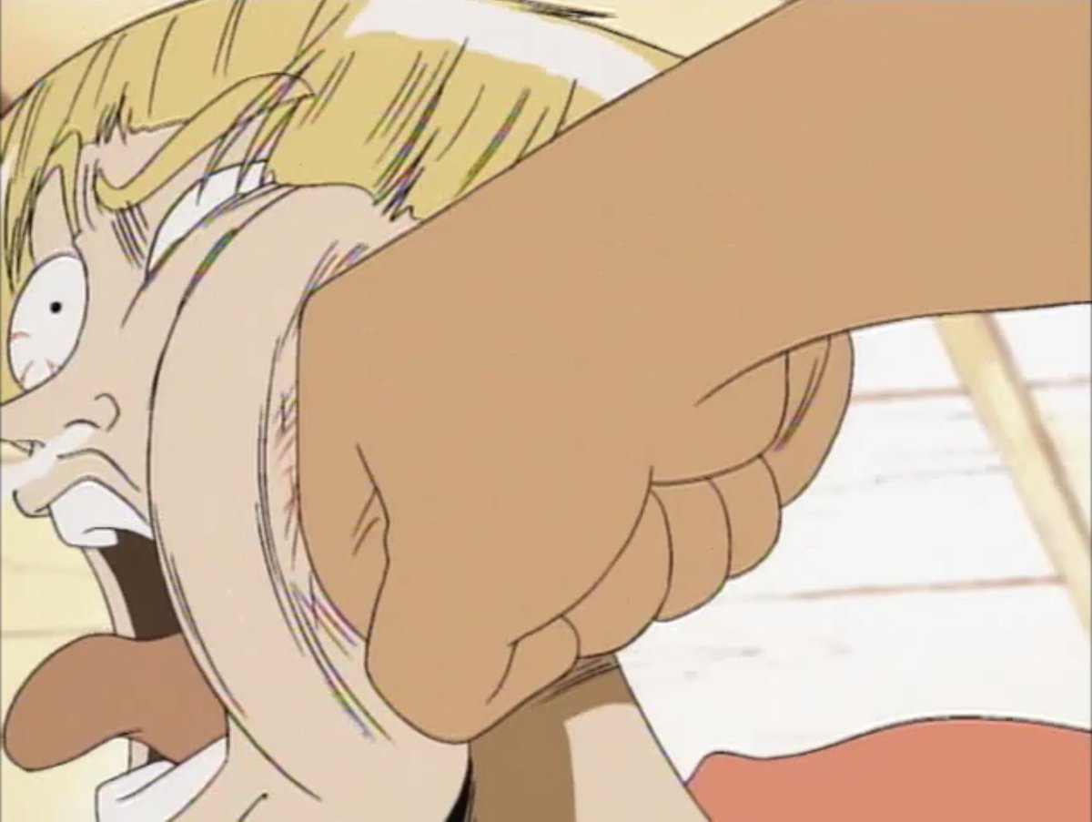 The story behind Zoro's incarceration is expanded upon, and in my opinion improved in the anime. Helmeppo lets his pet wolf run rampant on Rika's family restaurant. Zoro just happens to be there and it turns Spaghetti Western when the commotion interrupts Zoro's drink at the bar.