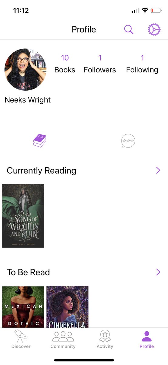 ItsNeeksYeah's tweet photo. My phone is acting like a punk so if you use the #BookSloth app, add me. https://t.co/LpeXYrPAdS