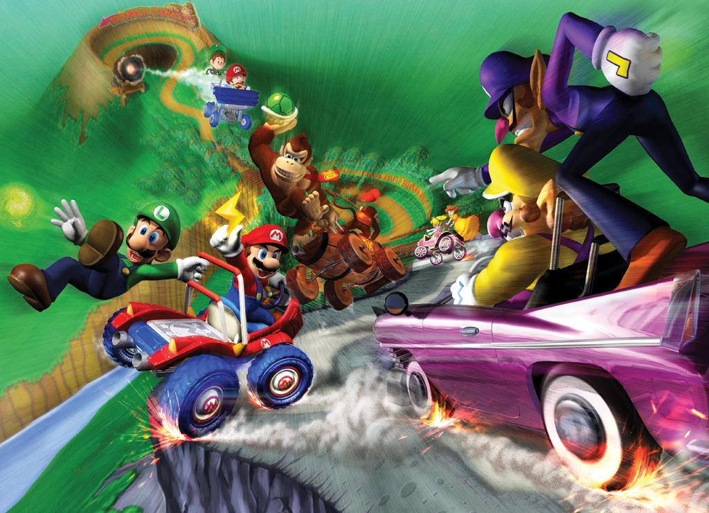 Mario Kart: Double Dash!! pre-rendered images