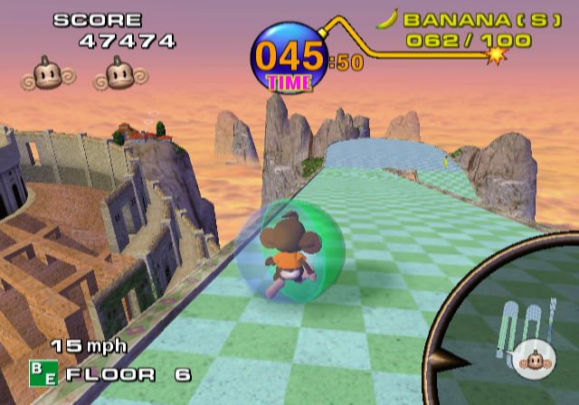 A couple stills from Super Monkey Ball