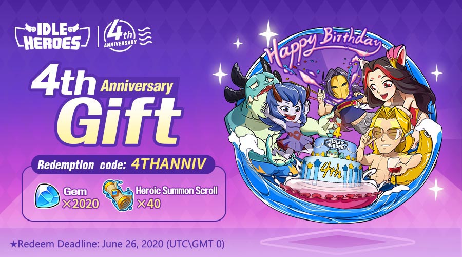 Idle Heroes Besides Two Glorious Relics Punisher Of Immortal Demon Bell Will Be Added In The Ormus S Workshop To Upgrade Reminder Don T Forget To Use The Code 4thanniv To Exchange