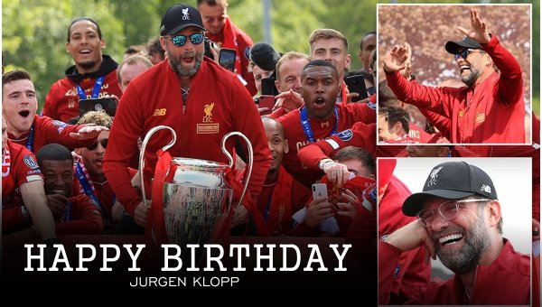 Jurgen Klopp turns 53 today,
Happy Birthday Boss  