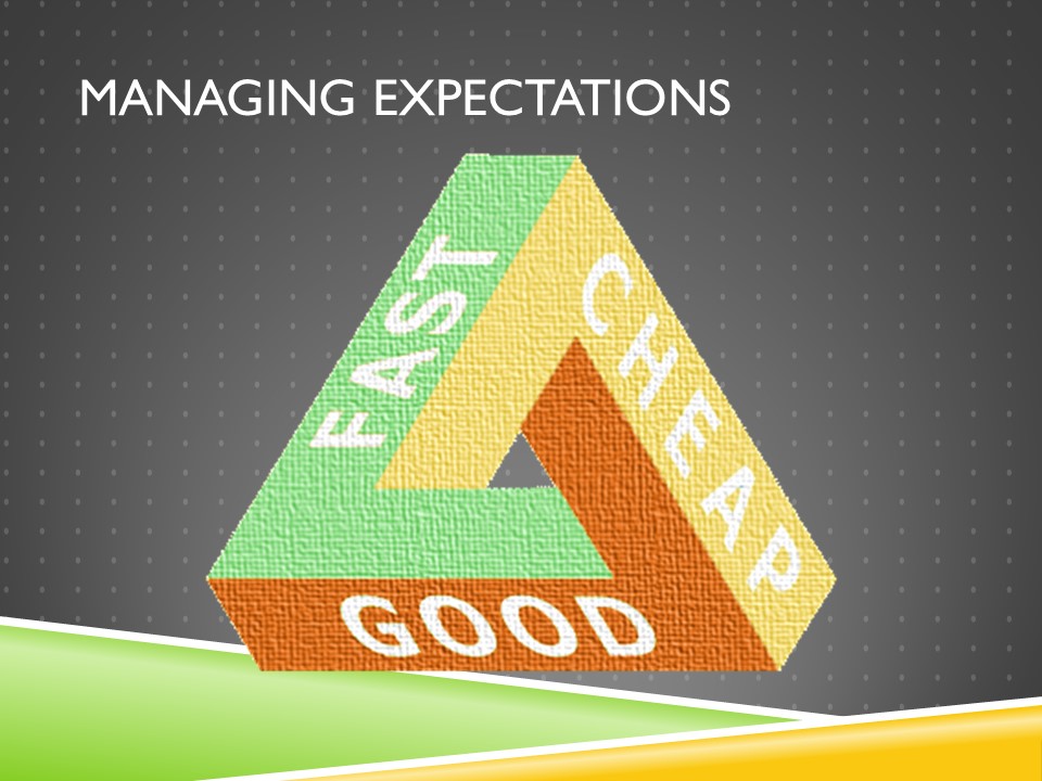 In terms of managing your expectations: you can have reforms that are good and fast, but those won't be cheap. You can have reforms that are cheap and fast, but those won't be good. And you can have reforms that are cheap and good but those won't be fast. 6/