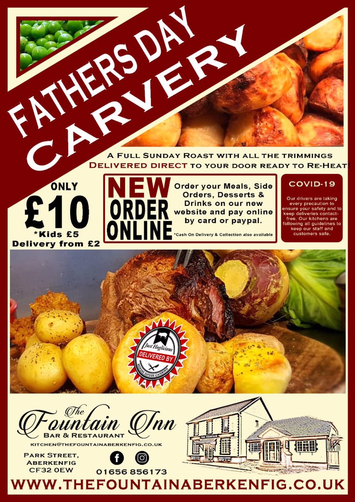thefountainaberkenfig.co.uk #fathersday2020
